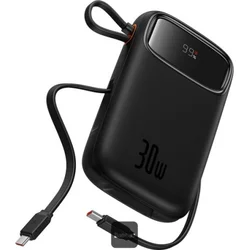 Powerbank Baseus Qpow2 20000mAh, 30W, s káblom USB-C čierna