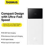 Powerbank Baseus Star-Lord 20000mAh, 30W biela