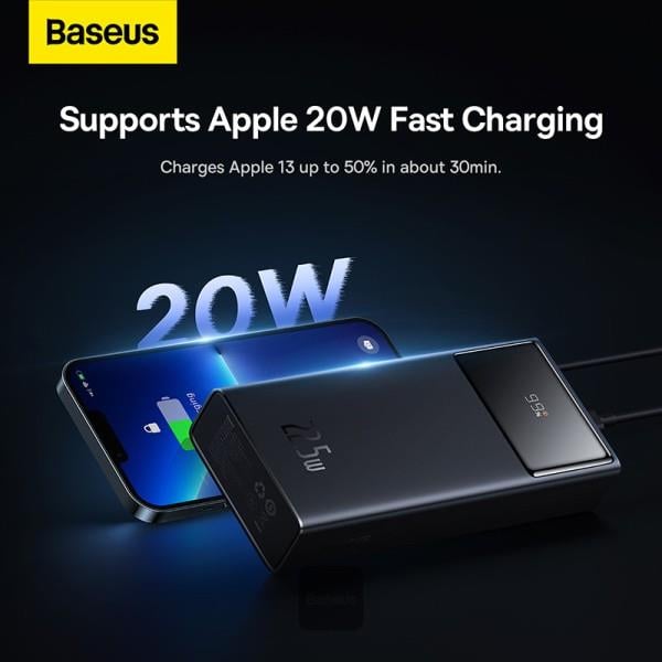 Powerbank Baseus Star-Lord 30000mAh, 22,5W čierna