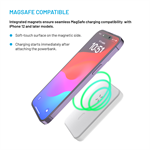 Powerbank FIXED MagZen s bezdrôtovým nabíjaním Magsafe, 6 000 mAh, biela