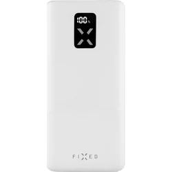 Powerbank FIXED Zen 20 s LCD displejom a výstupom PD 20 W, 20 000 mAh, biela