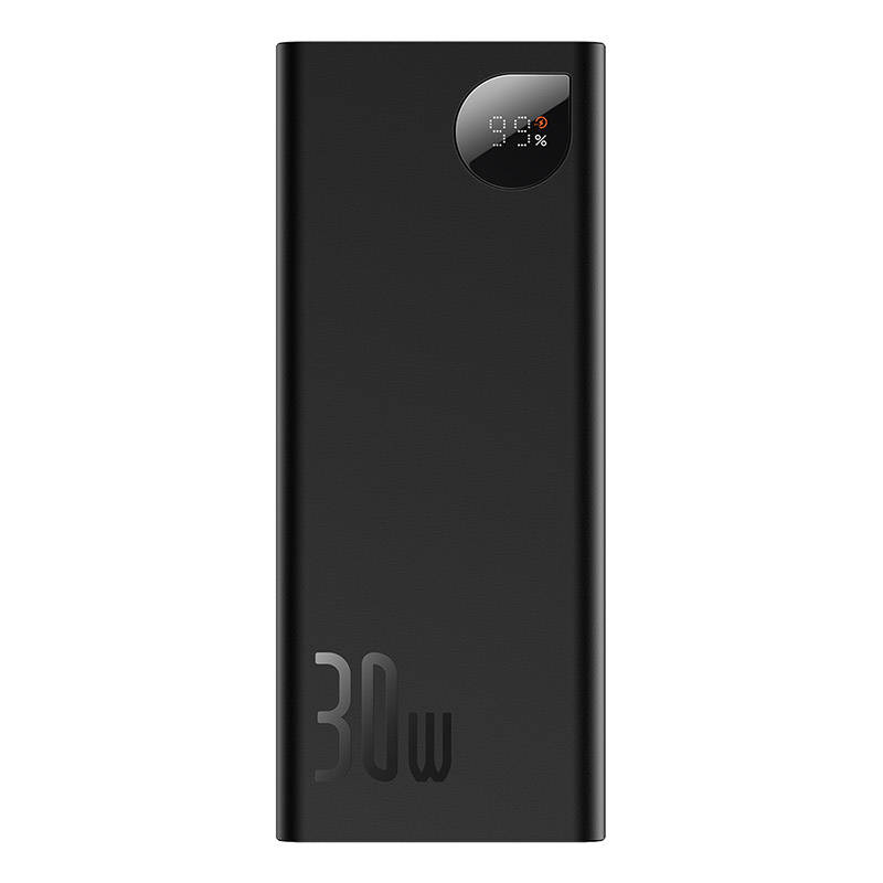 Powerbanka Baseus Adaman Metal, 20000mAh, 2xUSB, USB-C 30W (černá)