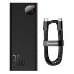 Powerbanka Baseus Adaman Metal, 20000mAh, 2xUSB, USB-C 30W (černá)