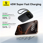 Powerbanka Baseus EnerFill 3 20000mAh, 45W, s kabelem USB-C/lightening