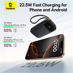 Powerbanka Baseus EnerFill FC31 10000mAh, 22,5W, USB-C a Lightning kabel