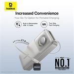 Powerbanka Baseus Free2Pull 20000mAh, 65W, s káblom USB-C biela