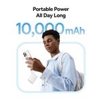 Powerbanka Baseus PicoGo 10000mAh, 45W, s kabelem USB-C bílá