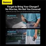 Powerbanka Baseus Star-Lord 30000mAh, 22,5W černá