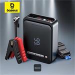 Powerbanka Baseus Super Energy 8000mAh, se startovacími kabely a kompresorem černá