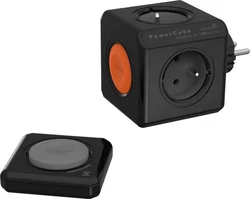 POWERCUBE ORIGINAL REMOTE set BLACK multifunkční zásuvkový systém 4x zásuvka + ovladač