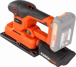 Powerplus POWDP50300 – Akumulátorová vibračná brúska 20 V (bez akumulátora)