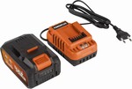 Powerplus POWDP90640 - Nabíjačka 20V/40V plus batéria 40V LI-ION 2,5Ah