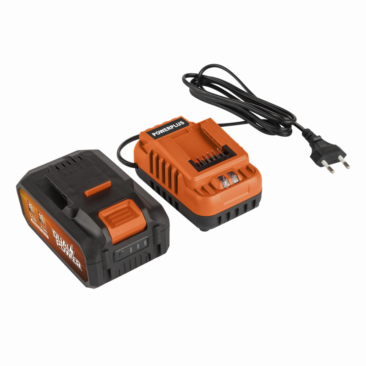 Powerplus POWDP90640 - Nabíječka 20V/40V plus Baterie 40V LI-ION 2,5Ah