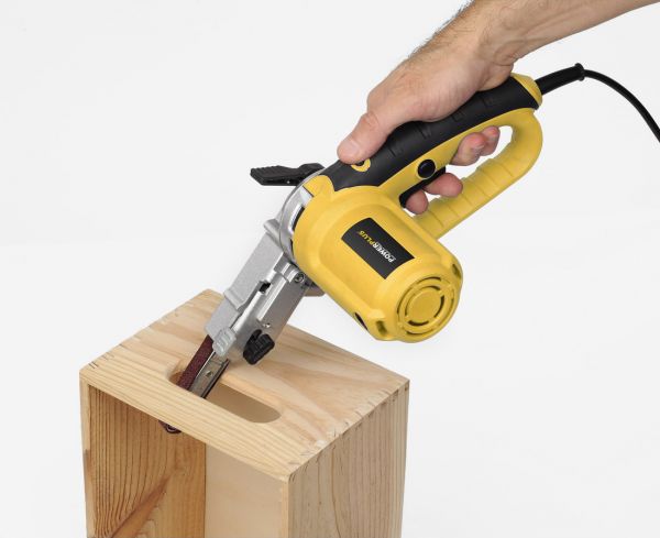Powerplus POWX139 - Elektrická pásová bruska / pilník 400 W