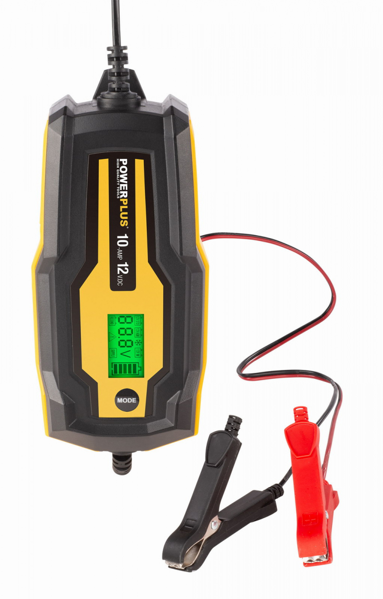 Powerplus POWX4207 - Automatická nabíjačka batérií 160W / 10A / 200Ah