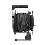 Predlžovací kábel Solight, 1 zásuvka, 25 m, čierny kábel, 3x 1,5 mm2