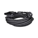 Predlžovací kábel Solight 10 m, 1 zásuvka IP44, 3 x 2,5 mm2, gumovo-neoprénový kábel H07RN-F