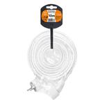 Predlžovací kábel Solight - konektor, 1 zásuvka, 10 m, 3 x 1,5 mm2, biely