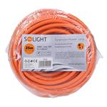 Predlžovací kábel Solight - konektor, 1 zásuvka, 25 m, 3 x 1,5 mm2, oranžový