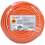 Predlžovací kábel Solight - konektor, 1 zásuvka, 40 m, 3 x 1,5 mm2, oranžový