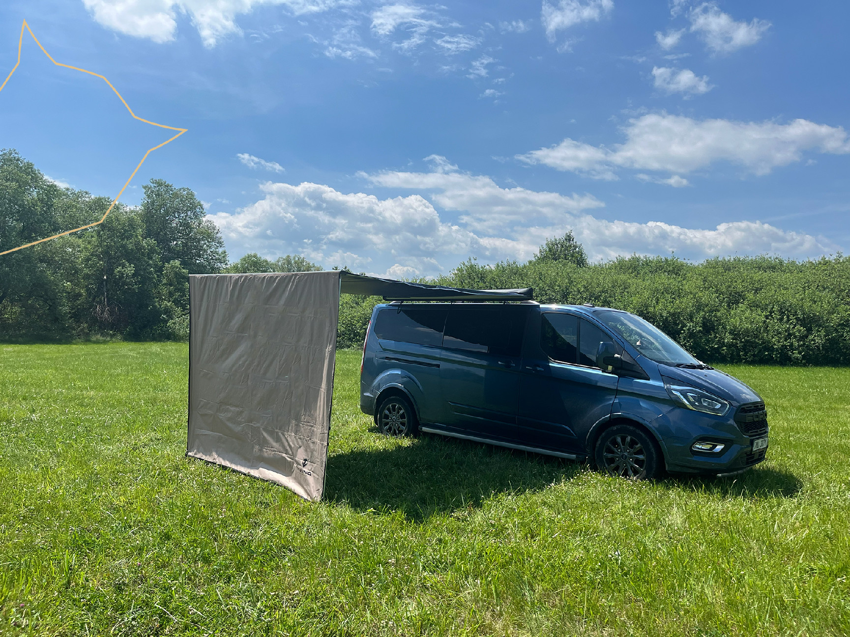 Přední stěna pro markýzy Viking 11L/12L