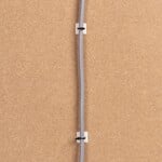 Premion PREP00033 – Samolepiaca káblová spona, biela, 19 x 19 mm, 100 ks