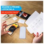 Prémiové ochranné tvrdené sklo FIXED Armor s aplikátorom pre Apple iPhone 15 Pro, čierne