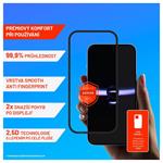 Prémiové ochranné tvrzené sklo FIXED Armor s aplikátorem pro Apple iPhone 15 Pro, černé