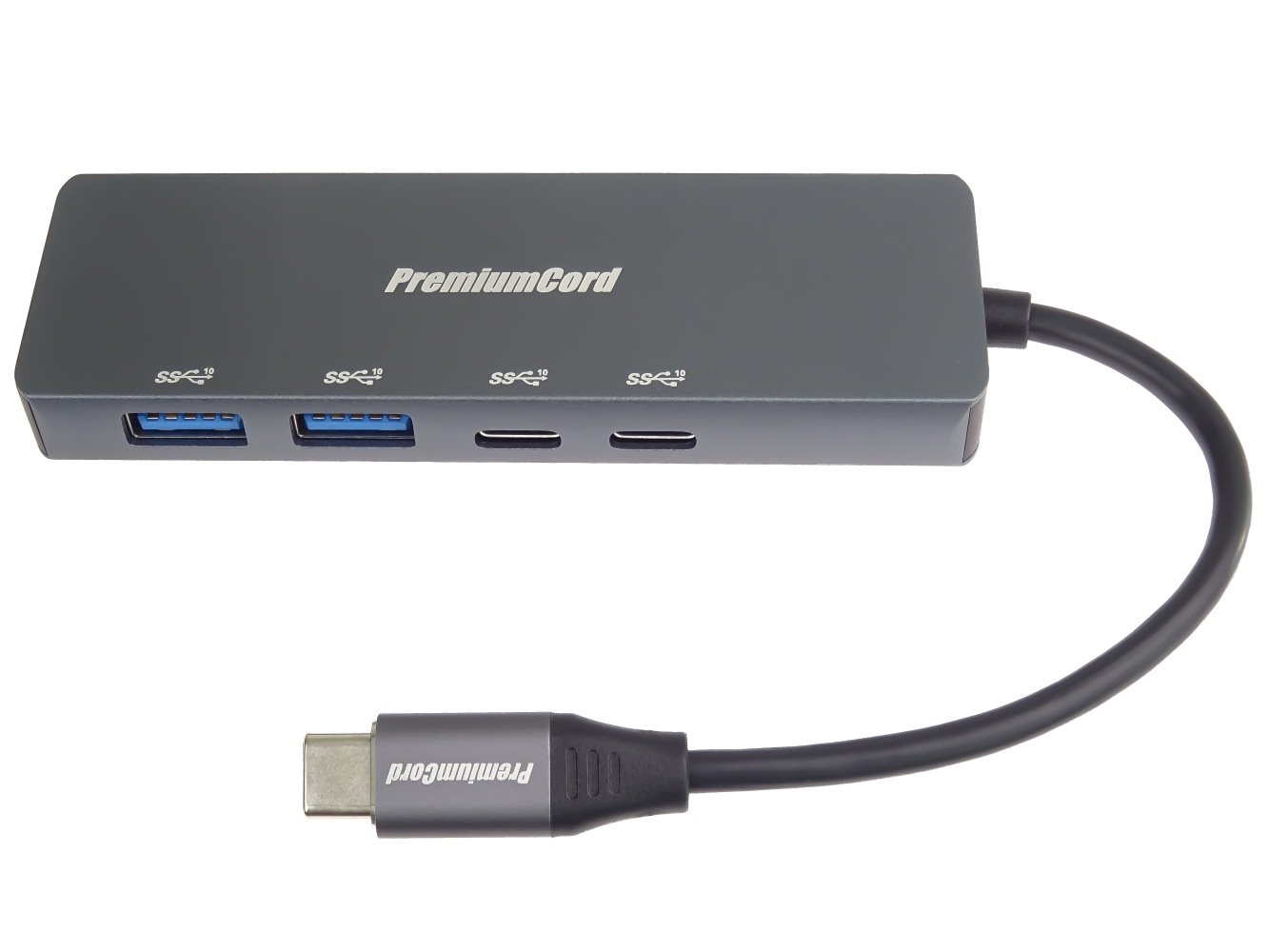 PremiumCord 10G SuperSpeed Hub USB-C