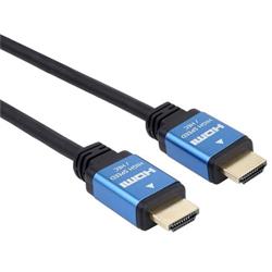 PremiumCord 4K HDMI 2.0b High Speed + Ethernet kabel, zlacené HQ konektory, 5m