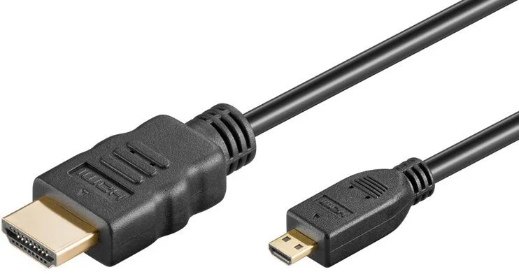PremiumCord 4K Kabel HDMI A - HDMI micro D, 2m