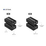 PremiumCord 4Kx2K@60Hz HDMI2.0 extender na 60 m cez jeden kábel Cat6/6a/7