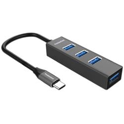 PremiumCord 5G SuperSpeed USB Hub USB-C na 4x USB 3.2 Gen 1