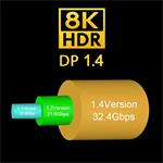 PremiumCord 8K optický kábel DisplayPort 1.4 M/M, pozlátený konektor 20 m