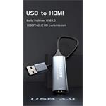PremiumCord Adaptér USB 3.0 na HDMI, FULL HD 1080p