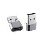 PremiumCord Aluminium USB C female - USB2.0 A Male adaptér