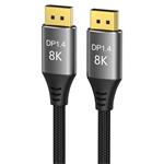 PremiumCord DisplayPort 1.4 přípojný kabel 32,4Gbit/s, rozlišení 8K, kovové a zlacené konektory, 9m