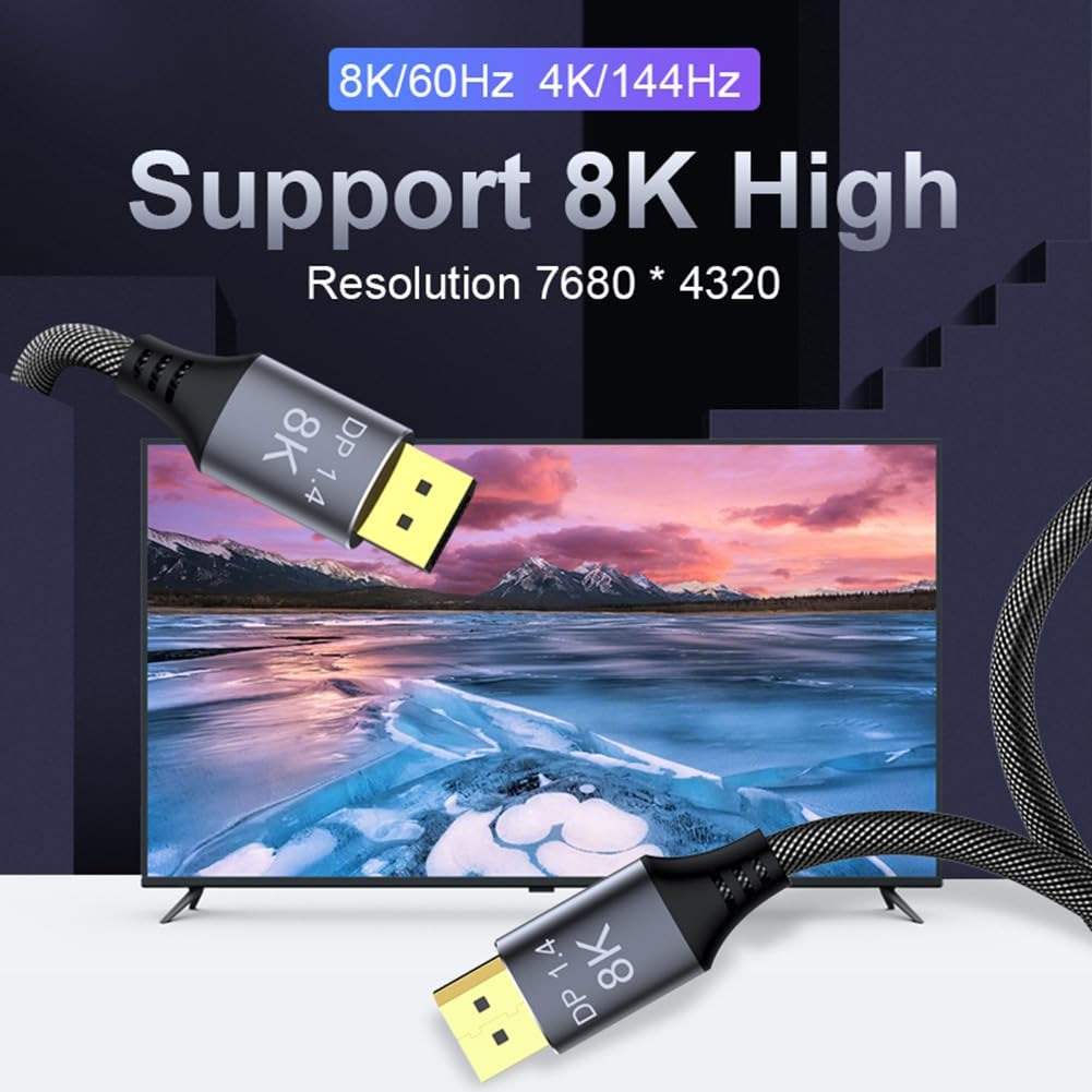 PremiumCord DisplayPort 1.4 přípojný kabel kport13-05