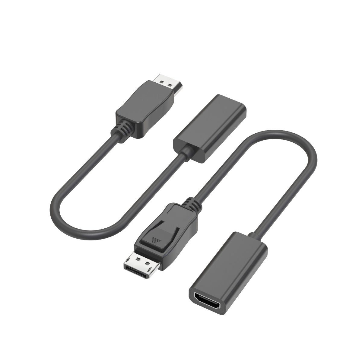 PremiumCord DisplayPort na HDMI samec/samica, podpora 3D, 4K2K@30Hz, 0,2 m