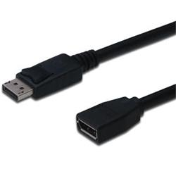 PremiumCord DisplayPort prodlužovací kabel M/F 3m 8592220012557 - Kabely + redukce