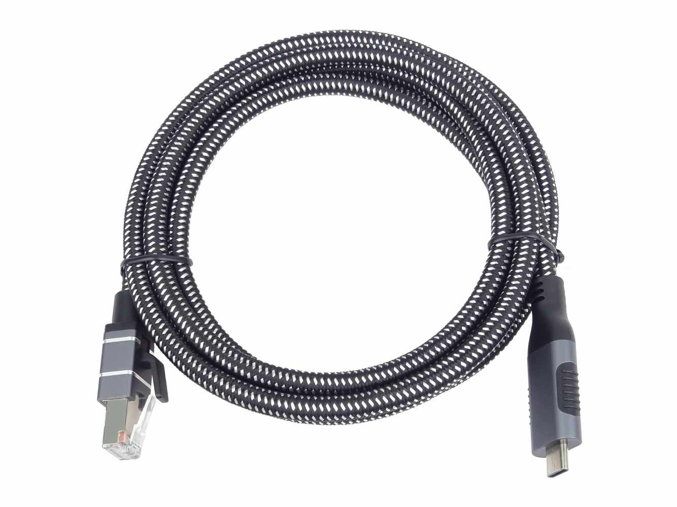 PremiumCord Ethernetový kabel USB-C -> LAN RJ45 10/100/1000 MBIT délka 1m