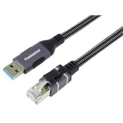 PremiumCord Ethernetový kábel USB3.2 -> LAN RJ45 10/100/1000 MBIT dĺžka 3 m