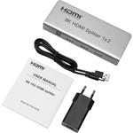 PremiumCord HDMI 2.1 splitter 1-2 porty, 8K@60Hz, 4K@120Hz, 1080p, HDR