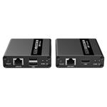 PremiumCord HDMI KVM extender 4K a FULL HD 1080p na 70 m s USB prenosom