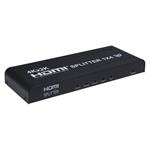 PremiumCord HDMI splitter 1-4 Port,kovové pouzdro,4K,FULL HD,3D khsplit4b