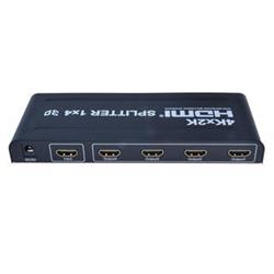 PremiumCord HDMI splitter 1-4 Port,kovové pouzdro,4K,FULL HD,3D khsplit4b