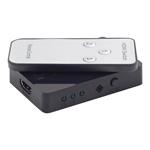 PremiumCord HDMI switch 3:1 plastový s dálkovým ovladačem