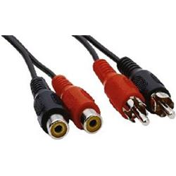 PremiumCord Kabel 2x Cinch-2x Cinch, M/F 2m