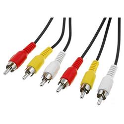 PremiumCord Kabel 3x CINCH-3x CINCH M/M 10m