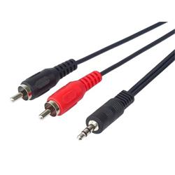 PremiumCord Kabel Jack 3.5mm-2xCINCH M/M 3m